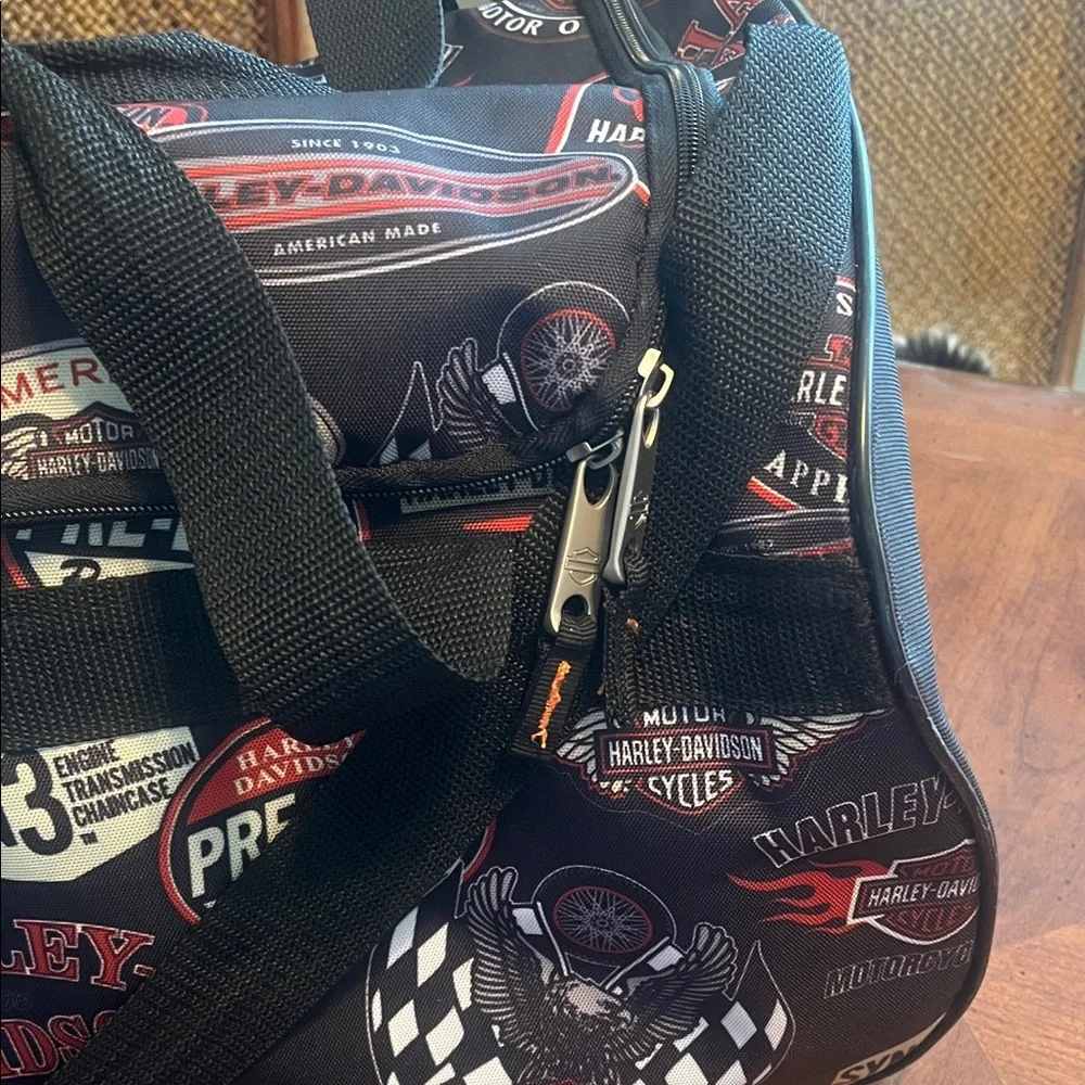 Harley-Davidson Multi-Color Graphic Duffel Bag